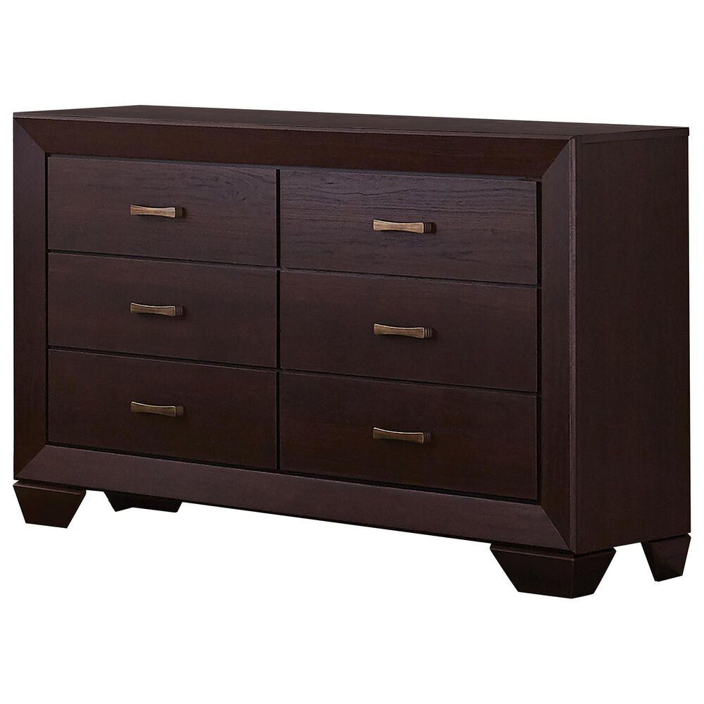 Pacific Landing Kauffman Dresser and Mirror in Dark Cocoa, , large