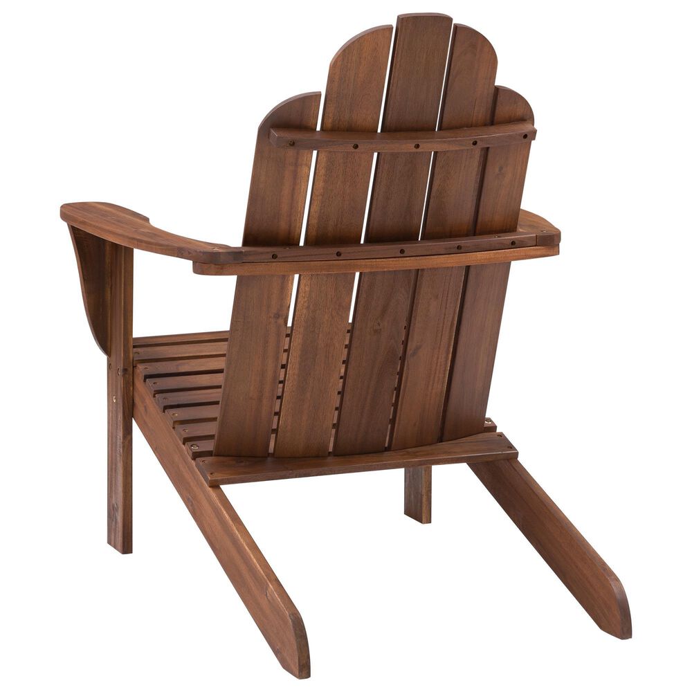 Linon Home Decor Adirondack Patio Chair in Acorn, , large