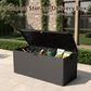 HOMLUX 150-Gallon Outdoor  HDPE Deck Box  in Dark Brown, , large