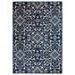 Central Oriental Terrace Tropic Mcbee 5" x 7"3" Sapphire and Snow Area Rug, , large