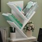 HOMLUX 3-Tier Floor Standing Tree Bookcase in White, , large