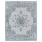 Surya Laila  5"3" Round Navy, Teal, Light Gray, Beige, Taupe and Cream Area Rug, , large