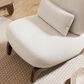 Morden Fort Cloud Boucle Armless Chair in White (Set of 2), , large