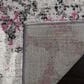 Safavieh Skyler SKY193P 4" x 6" Gray and Pink Area Rug, , large