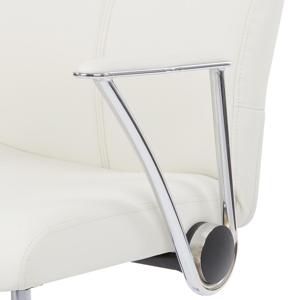 OSP Home Office Chair with Cream Cushion with Chrome, , large