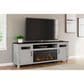 Ashley Darborn 88" XL TV Stand in Light Gray and Brown Cherry, , large
