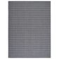 Safavieh Martha Stewart Cotton MSR411H 8" x 10" Charcoal and Grey Area Rug, , large
