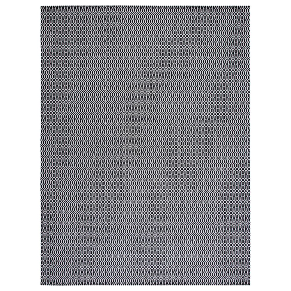 Safavieh Martha Stewart Cotton MSR411H 8" x 10" Charcoal and Grey Area Rug, , large