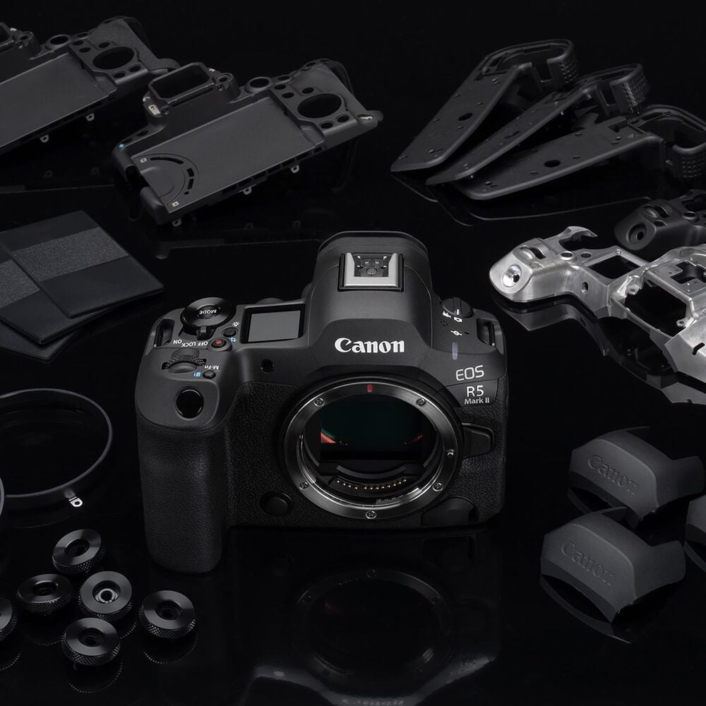 Canon EOS R5 MARK II Action Camera with RF24-105MM F4 L IS USM Len Kit in Black, , large
