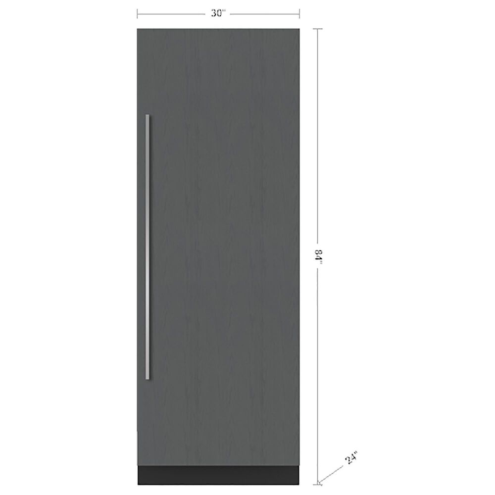 Sub Zero 17.5 Cu. Ft. Designer Right Hinge Column Refrigerator in Panel Ready, , large