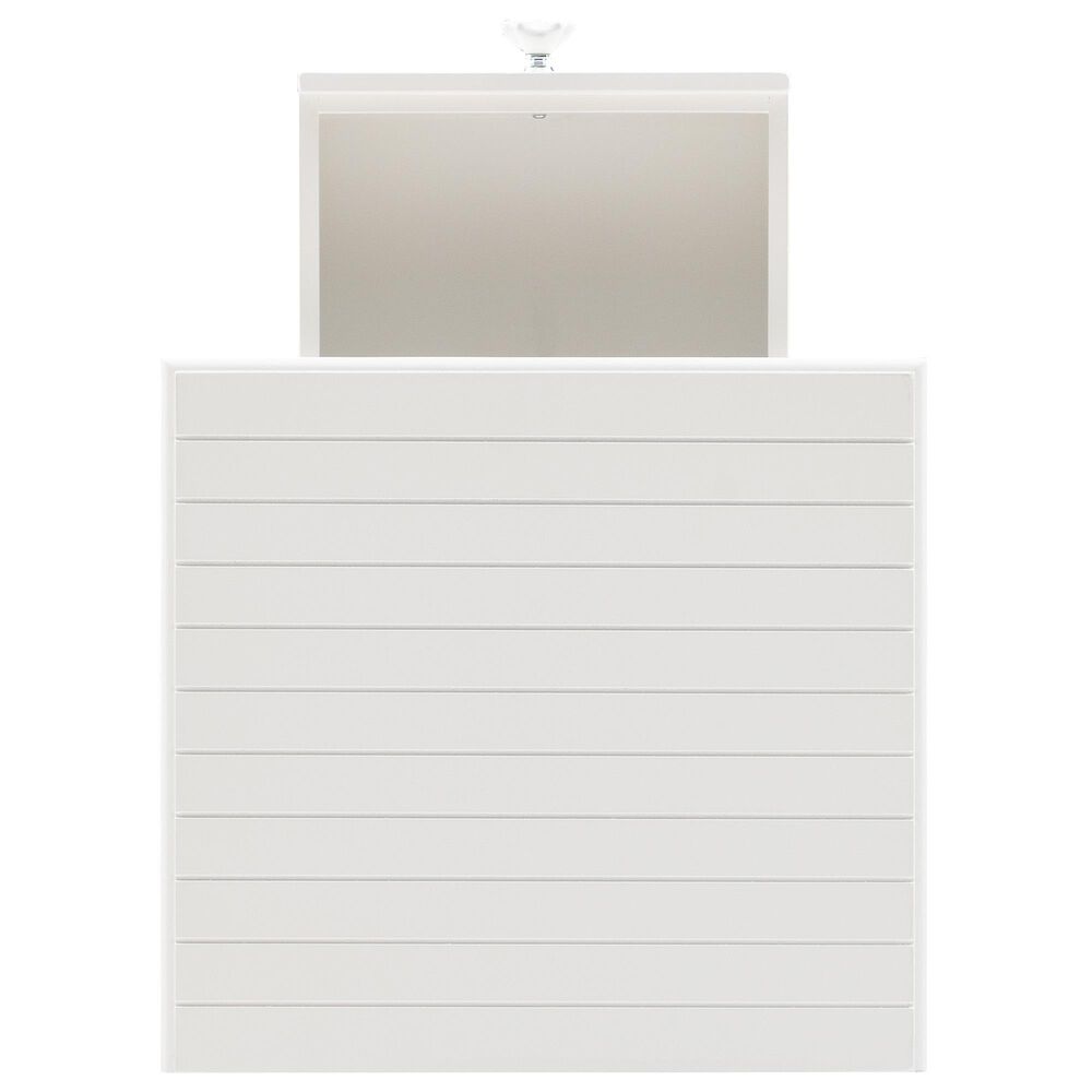 Linon Home Decor Seaboard End Table in White, , large