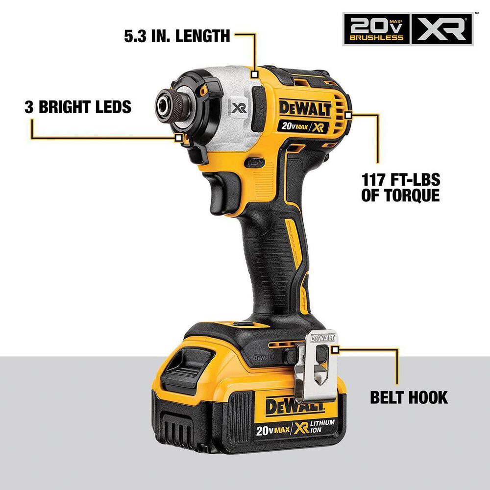 DEWALT 20V MAX XR Cordless 1/2in Drill/Driver & Reciprocating Saw