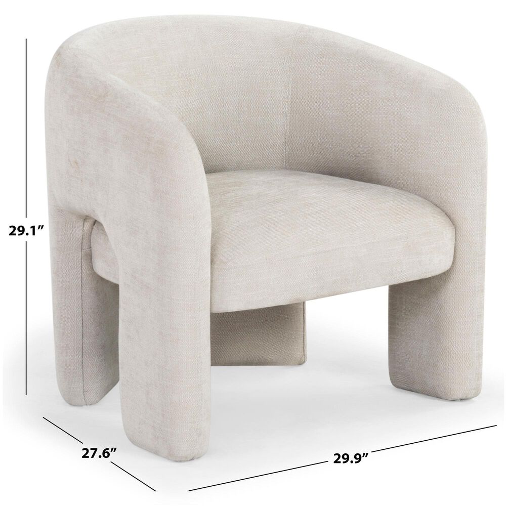 Safavieh Tamlyn Accent Chair in Beige, , large