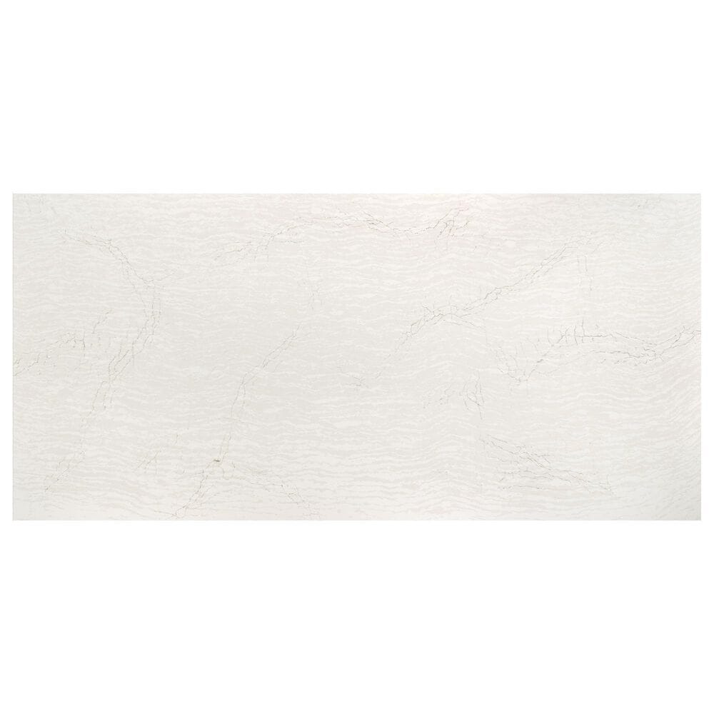 Cambria Luxury Delgatie 3cm Quartz Countertop in White and Beige, , large