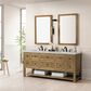 James Martin Breckenridge 48" Single Bathroom Vanity in Light Natural Oak with 3 cm White Zeus Quartz Top and Rectangular Sink, , large