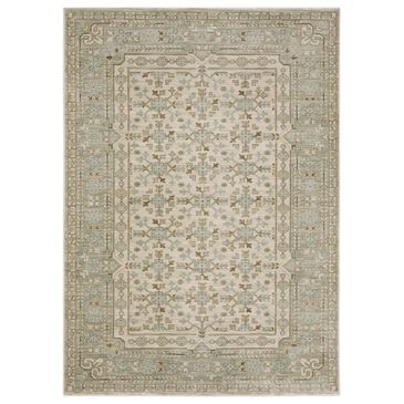 Oriental Weavers Maeve MAE04 Beige and Blue 5"3" x 7"6" Area Rug, , large