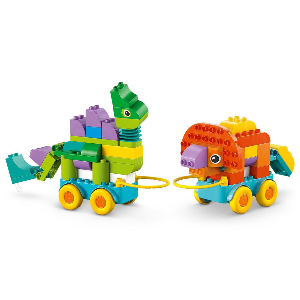 LEGO Duplo 3-In-1 Dinosaurs on Wheels Building Set, , large