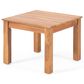 Hearth and Haven Temecula Outdoor Square Side Table with Slatted Top in Brown, , large