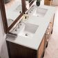 James Martin Vanities Addison 60" Double Bathroom Vanity in Mid-Century Acacia with 3 cm Lime Delight Quartz Top and Rectangular Sinks, , large