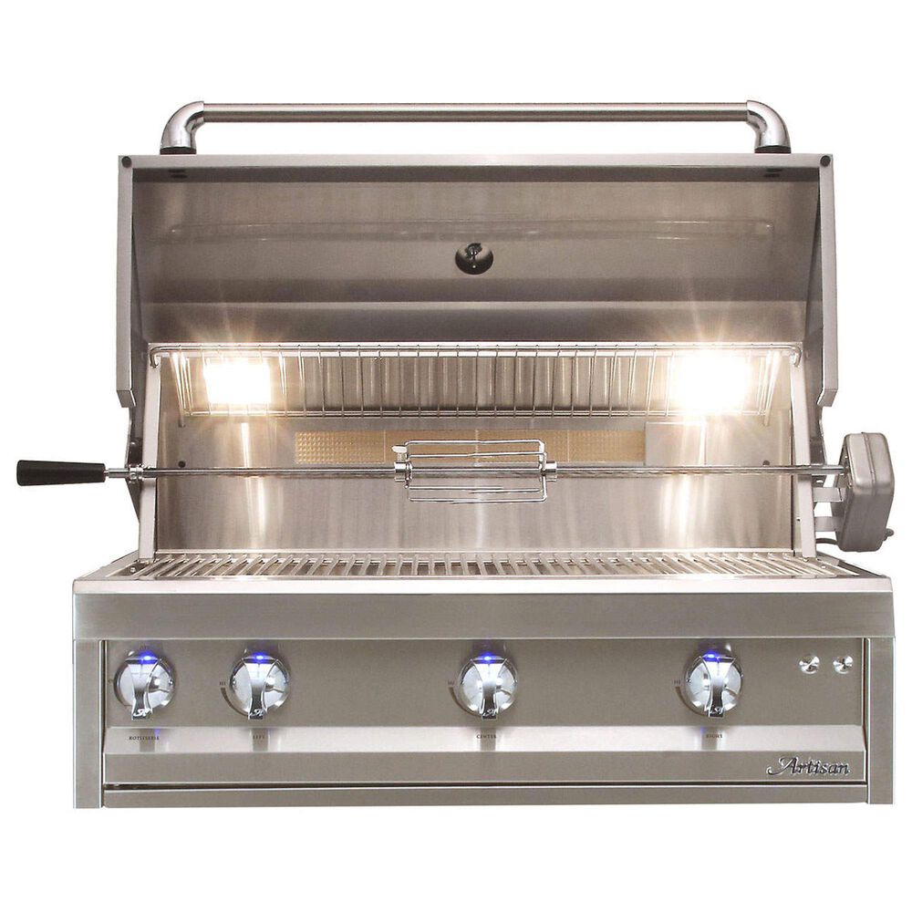 Alfresco 36" Built-In Natural Gas Grill in Stainless Steel, , large