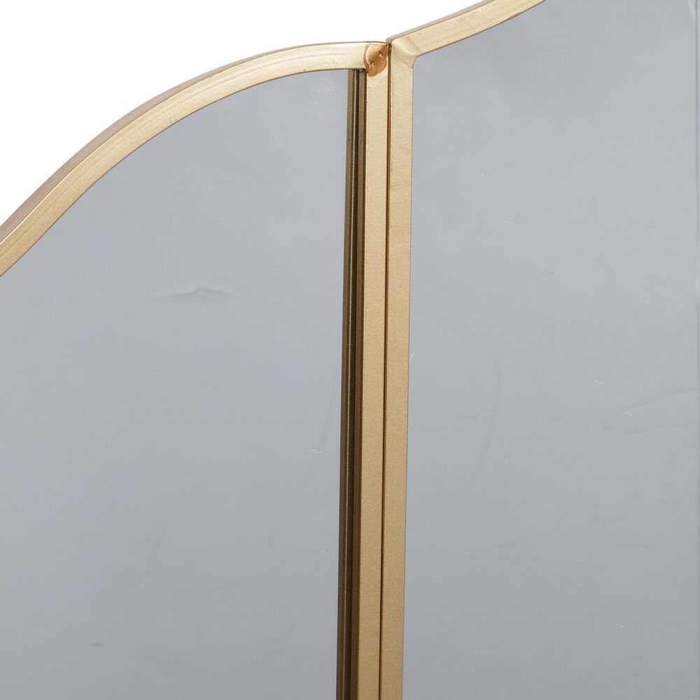 Maple and Jade 53&quot; x 31&quot; Wall Mirror in Glossy Gold, , large