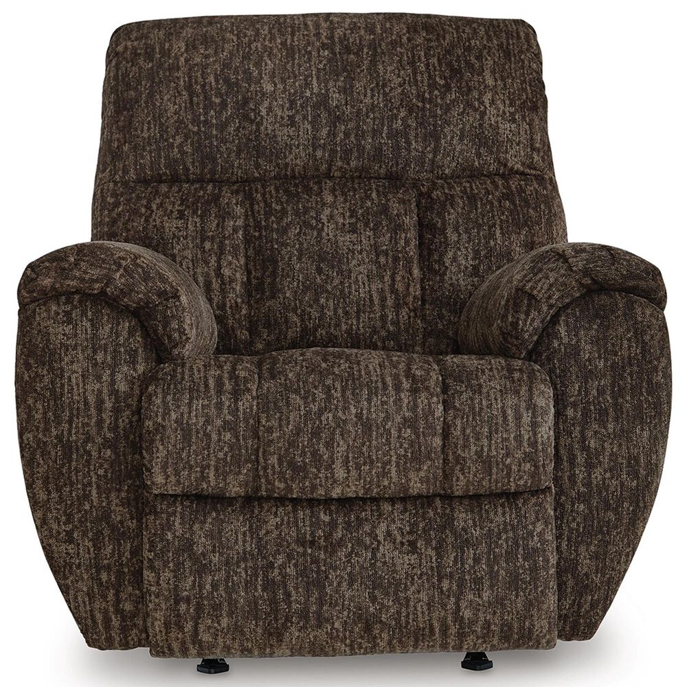 Ashley Stayfish Manual Rocker Recliner in Chocolate, , large