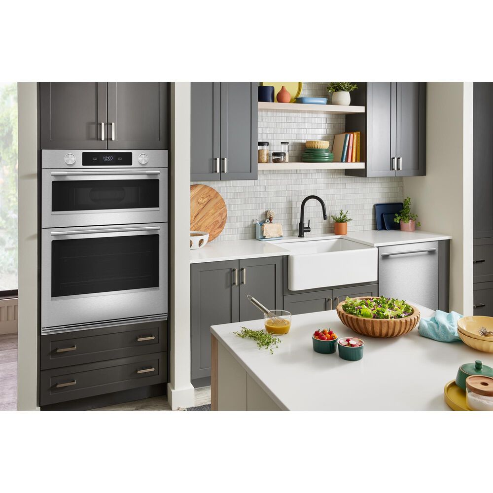 KitchenAid 2-Piece Kitchen Package with PrintShield Stainless Steel 30" Smart Combination Wall Oven and Stainless Steel 36" Gas Cooktop, , large