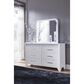Ashley Jarlee Dresser Mirror in White, , large