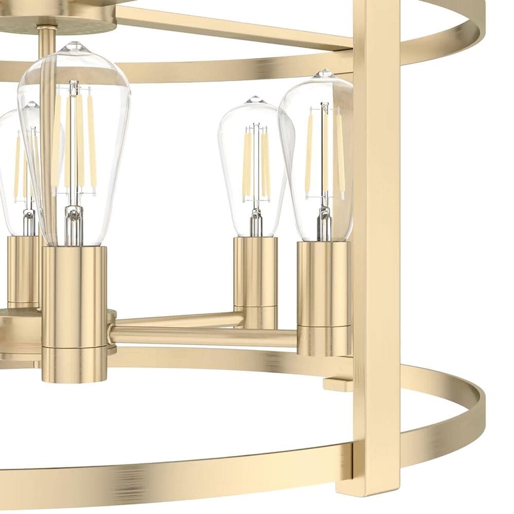 Hunter Astwood 6-Light Chandelier in Alturas Gold, , large