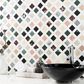 Soho Studio Chosen Multicolor 11.92" x 11.92" Marble Mosaic Sheet, , large