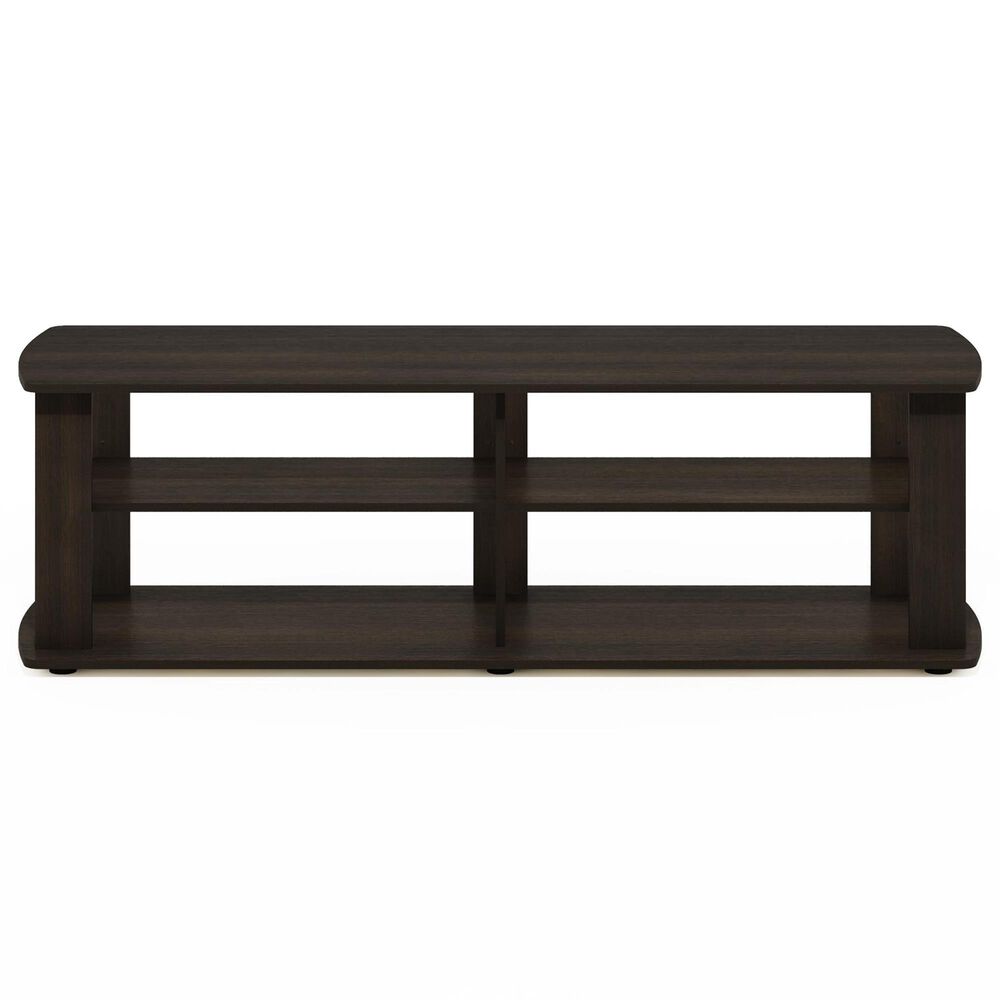 HOMLUX 43.3" Modern Entertainment Center TV Stand in Dark Brown, , large
