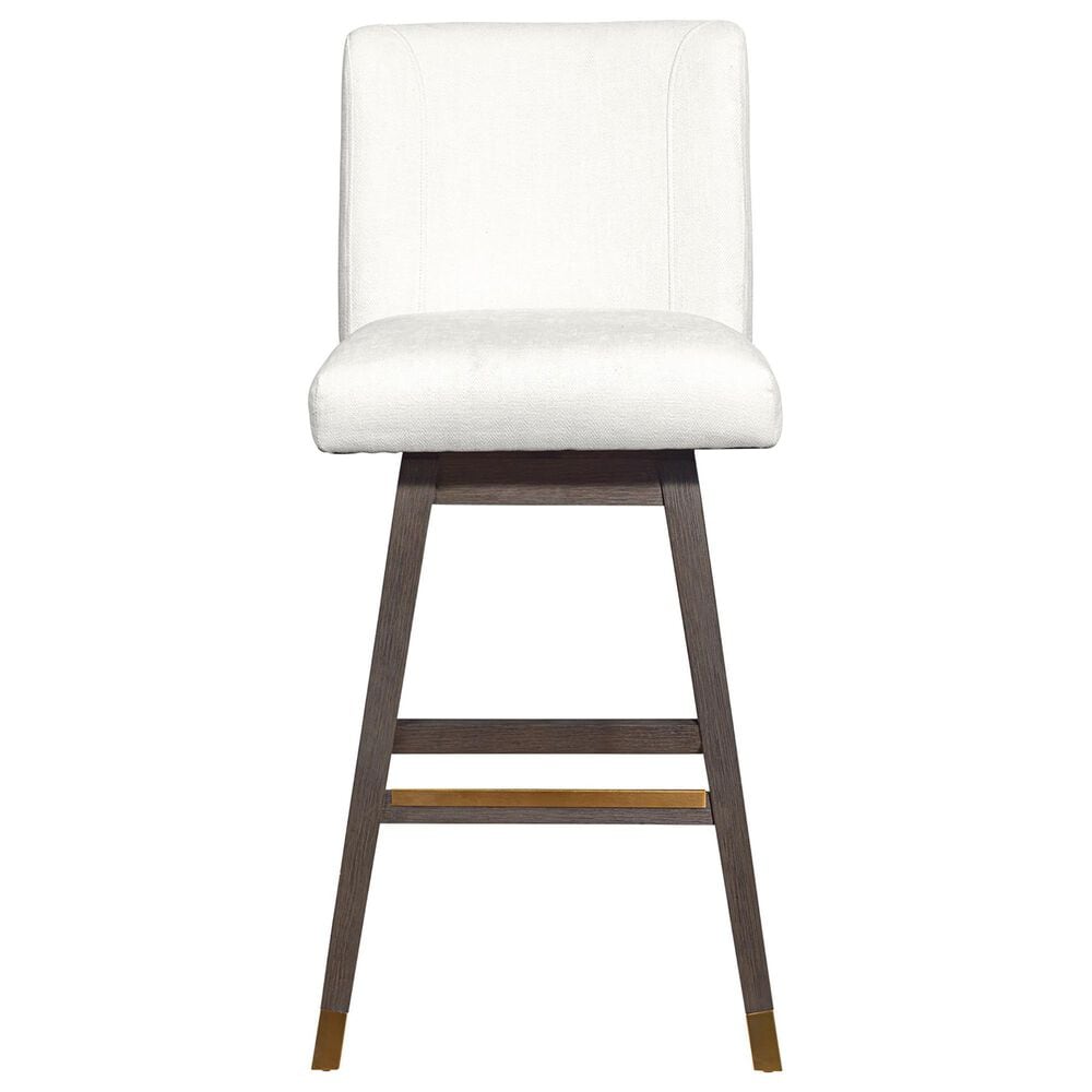 Blue River Basila Swivel Barstool in Pearl, , large