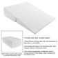 Timberlake Lavish Home Folding Wedge Memory Foam Pillow in Ivory, , large