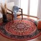Safavieh Riviera 6"7" Round Red and Blue Area Rug, , large