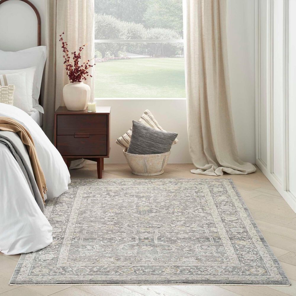 Nourison Lynx 2&#39;6&quot; x 4&#39;6&quot; Slate and Multicolor Area Rug, , large