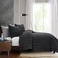 BCP Home Clarice 3-Piece King Quilt Set in Jet, , large