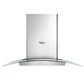 Whirlpool 36" Glass Island Kitchen Hood with Glass Edge LED Lighting, , large
