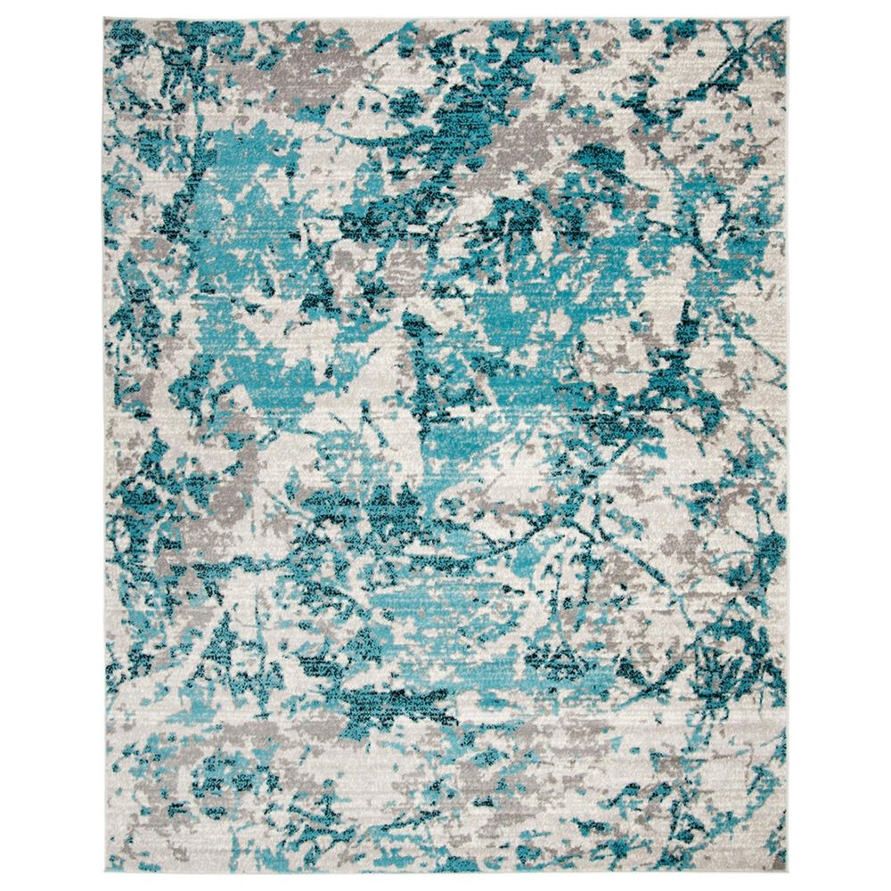 Safavieh Skyler SKY186M 10" x 14" Blue and Ivory Area Rug, , large