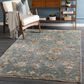 Surya Theodora 6" x 9" Aqua, Charcoal, Wheat and Oatmeal Area Rug, , large