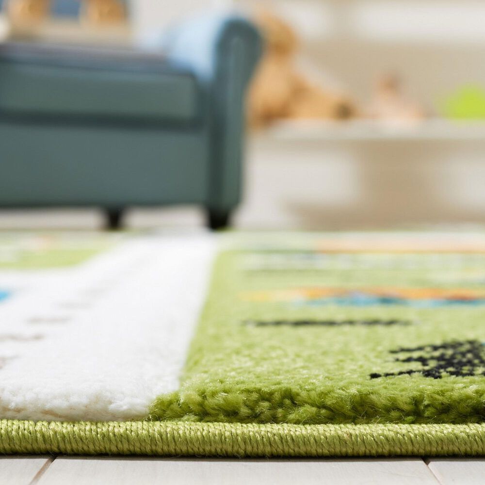 Safavieh Carousel 9&#39; x 12&#39; Green and Beige Kid Rug, , large