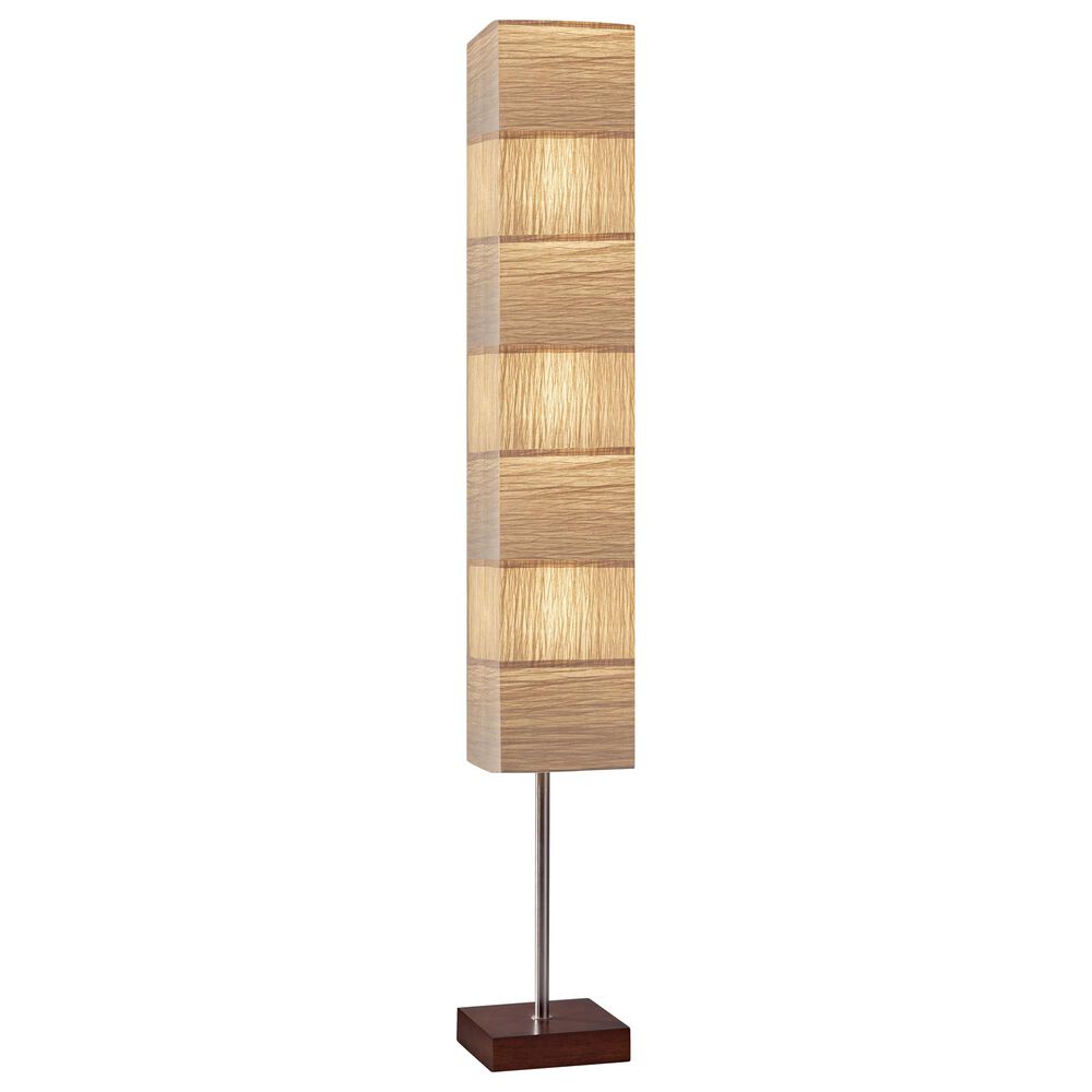 Adesso Sahara Tall Floorchiere in Brushed Steel, , large