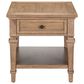 Belle Furnishings Haven Hills End Table in Camel Beige, , large