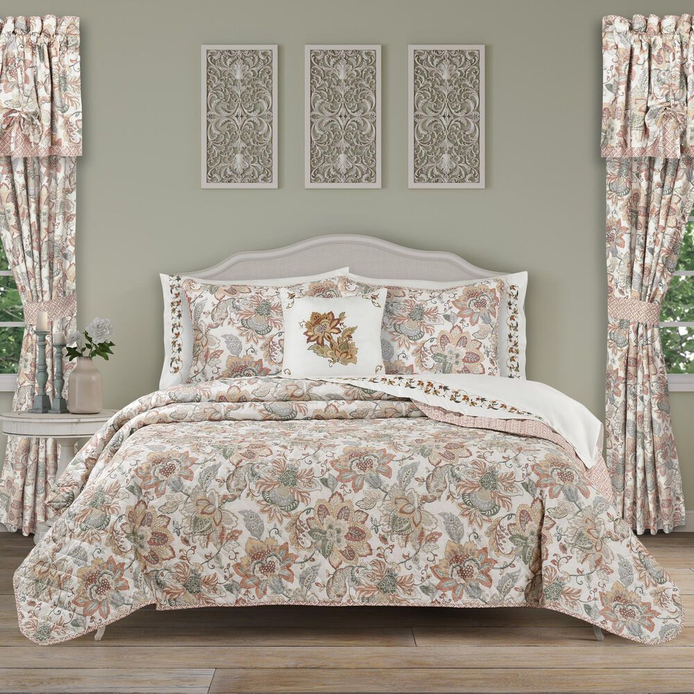 J. Queen New York Janessa 3-Piece Full/Queen Quilt Set in Spice, , large
