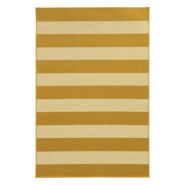 Oriental Weavers Riviera 4768K 1"9" x 3"9" Gold Scatter Rug, , large