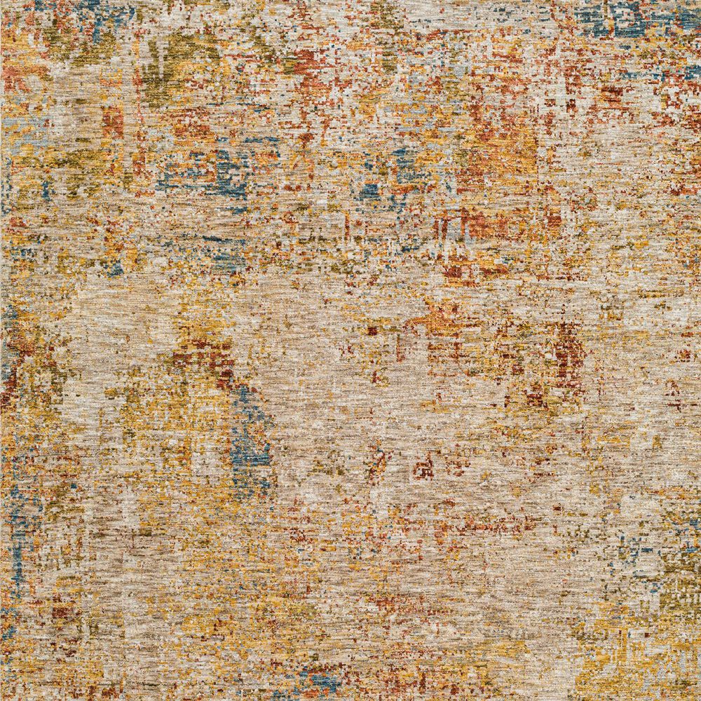 Surya Mona Lisa Abstract 10&#39; x 14&#39; Tan, Mustard, Olive, Sage, Brick Red, Dark Blue and Burgundy Area Rug, , large