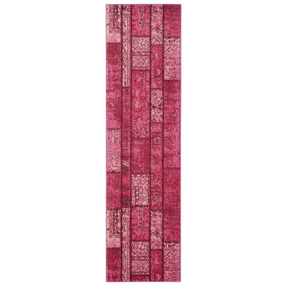 Safavieh Monaco MNC216D-28 2&#39;2&quot; x 8&#39; Pink/Multi Runner, , large