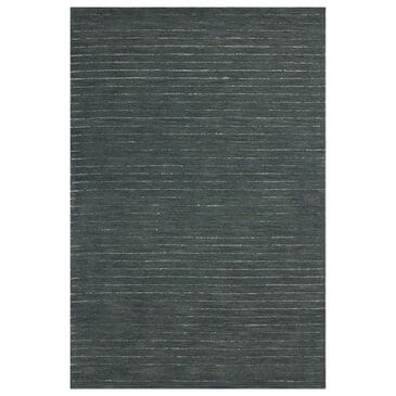 Loloi Henry 5" x 7"6" Denim and Ivory Area Rug, , large