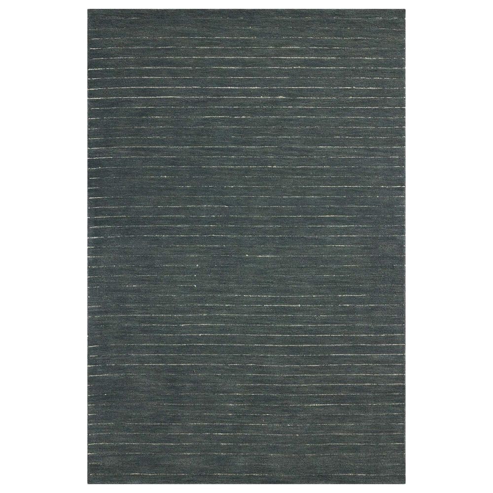 Loloi II Henry 5" x 7"6" Denim and Ivory Area Rug, , large