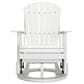 Ashley Hyland Wave Swivel Glider Chair in White, , large