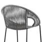 Blue River Acapulco Patio Bar Stool in Gray, , large